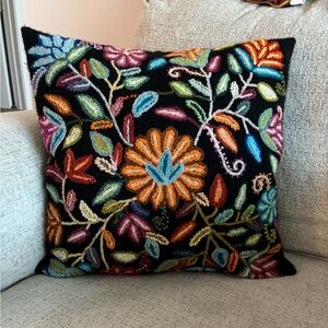Peruvian Embroidered Pillow Cover